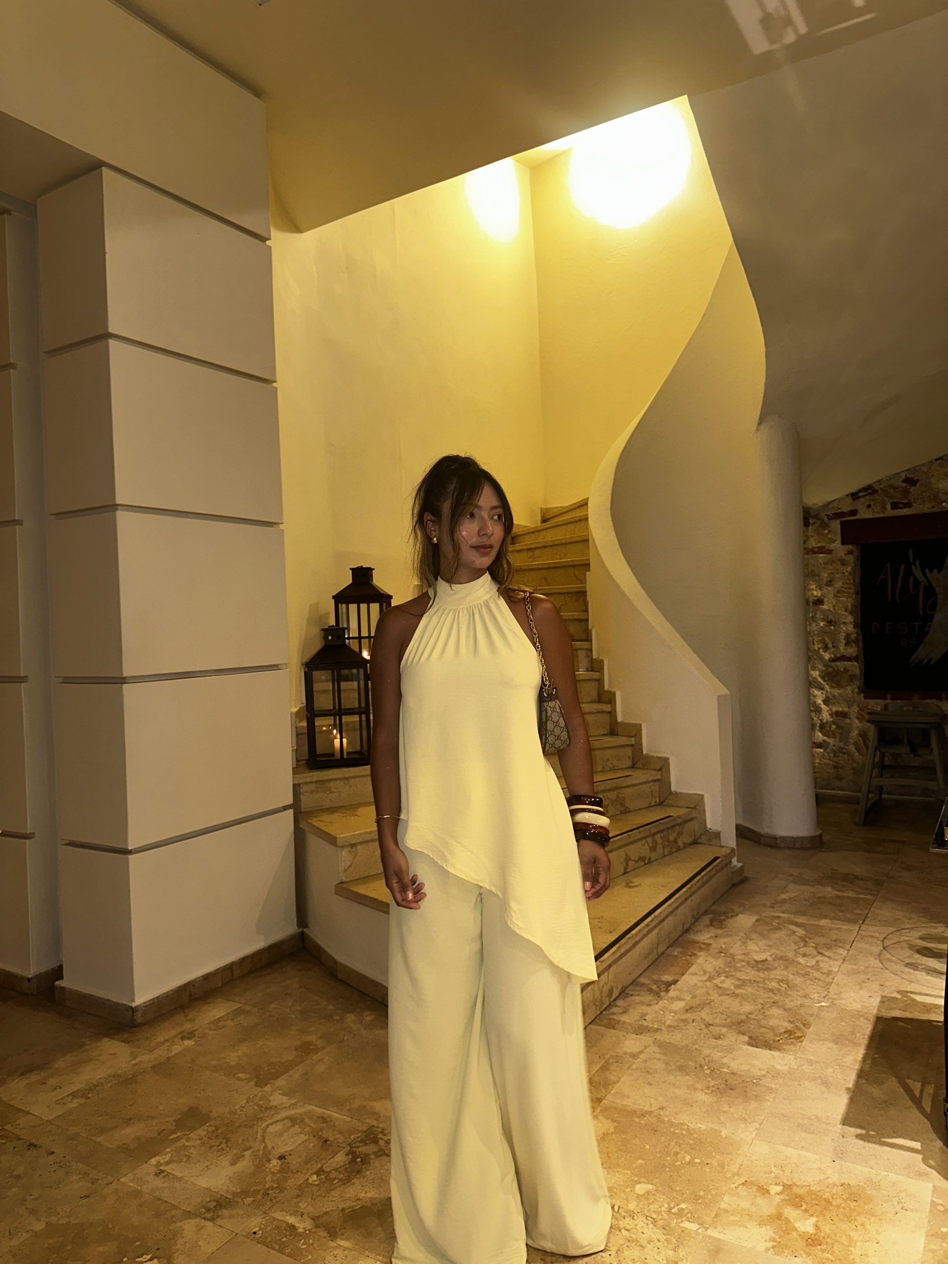 SET PANTS + TOP AMARILLO MANTEQUILLA